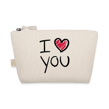 i_love_you__f2 - Organic Pouch - nature - Front