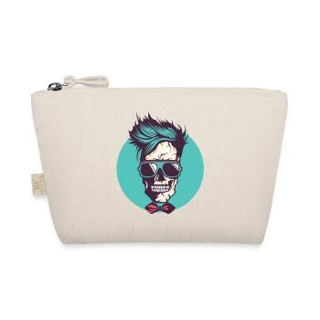 tete de mort hipster skull crane fantaisie lunette - Trousse biologique - nature - Devant