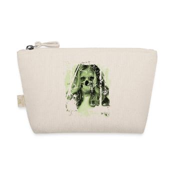 Skull Girl green - Bio-Täschchen - Natur - Vorne