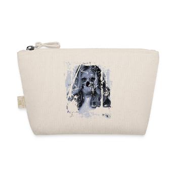 Skull Girl blue - Bio-Täschchen - Natur - Vorne