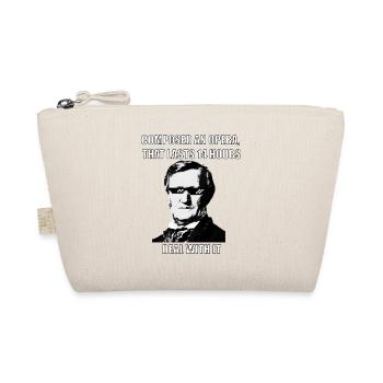Music Meme Wagner "14 Hours" - Organic Pouch - nature - Front