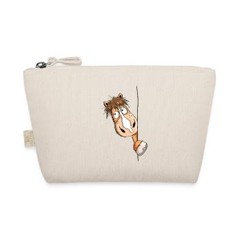 Curious horse - Organic Pouch - nature - Front