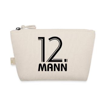 Fußball Fan – 12. Mann – Hinter deiner Mannschaft - Bio-Täschchen - Natur - Vorne