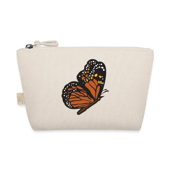 Fliegender Falter Schmetterling Motte Butterfly - Bio-Täschchen - Natur - Vorne
