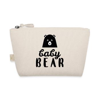 Baby Bear - Gift Idea - Organic Pouch - nature - Front