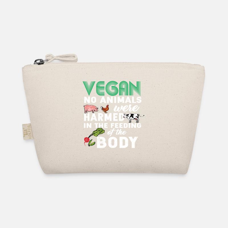 Veganer Vegetarier Tierschutz Geschenkidee Bio-Täschchen