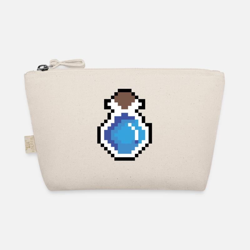 Potion blue pixel art Organic Pouch