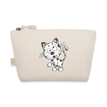 Knuffige Katze - Katzen - Kater - Stubentiger - Bio-Täschchen - Natur - Vorne