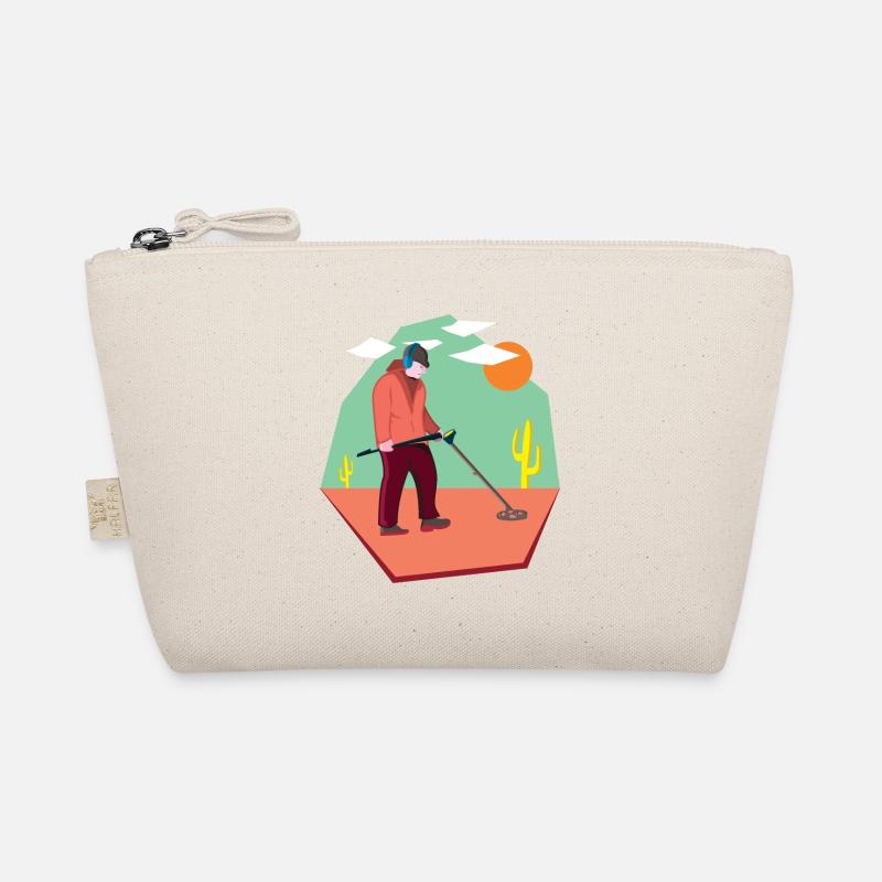 Sondler in the desert on a treasure hunt with a probe Organic Pouch