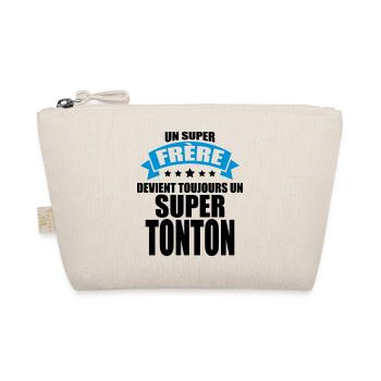 un super frère devient toujours un super tonton - Trousse biologique - nature - Devant