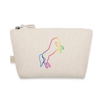 Cheval aux couleurs arc-en-ciel - Trousse biologique - nature - Devant