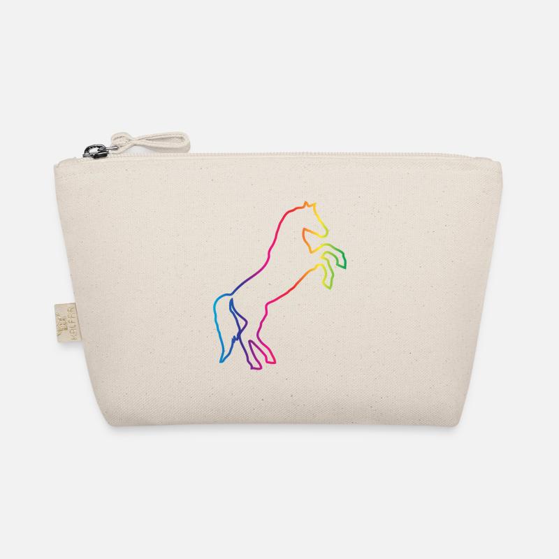Regenbogen Pferd / Pony Bio-Täschchen