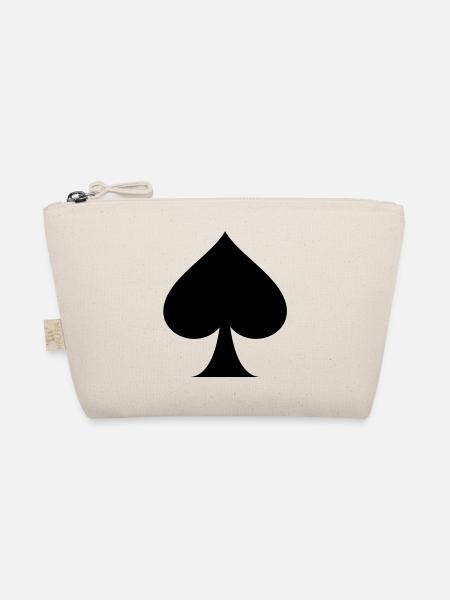 spades poker - Organic Pouch - nature - Front