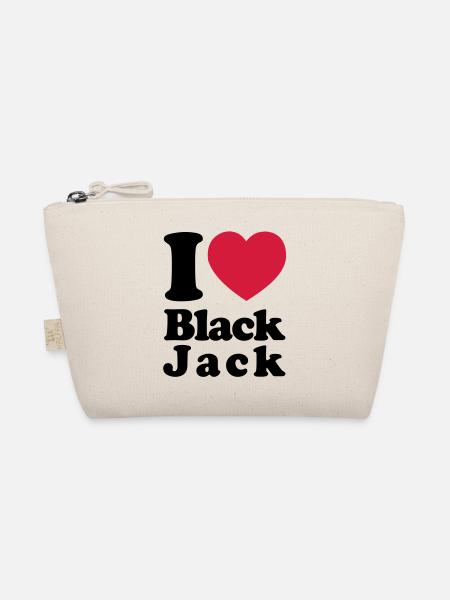 i love black jack - Organic Pouch - nature