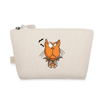 Vampire Cat I Halloween - Organic Pouch - nature - Front