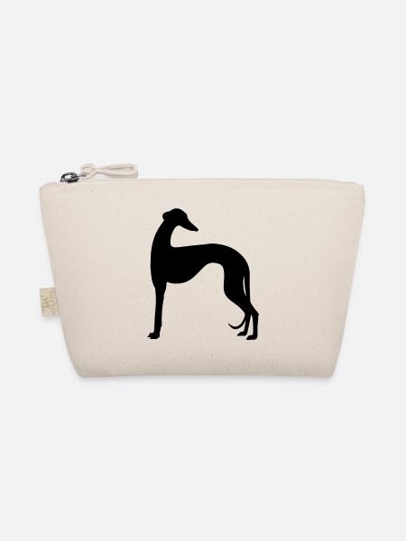 galgo shape2 - Bio-Täschchen - Natur - Vorne