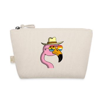 Flamant rose en vacances - Trousse biologique - nature - Devant