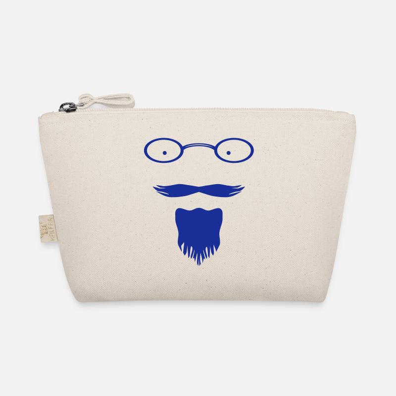 The Mad Professor Schnurrbart und Bart Combo - Bio-Täschchen - Natur