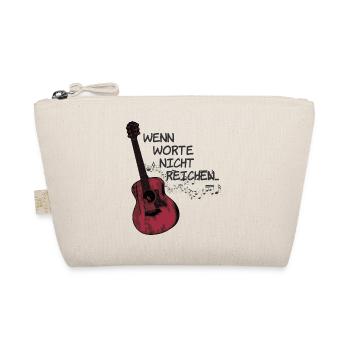 If words are not enough music with the guitar - Organic Pouch - nature - Front