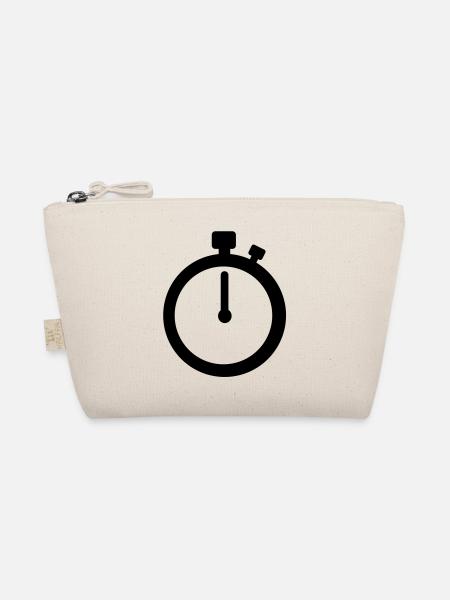 Stop watch - Organic Pouch - nature - Front