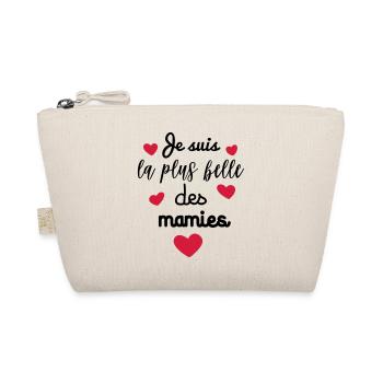 la plus belle des mamies,cadeau grand-mère - Trousse biologique - nature - Devant