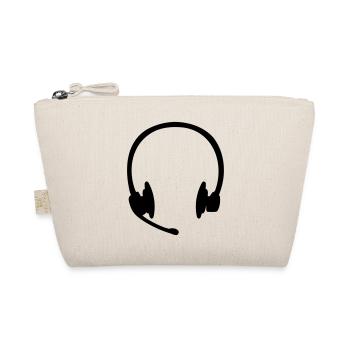 Headset headphones - Organic Pouch - nature - Front