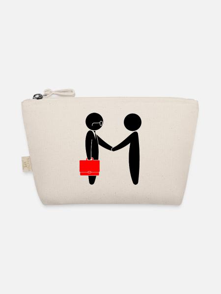 A lawyer meets a client - Organic Pouch - nature - Front