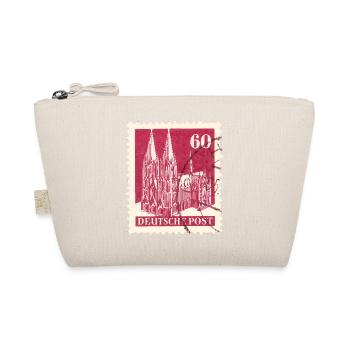 Kölner Dom Briefmarke 60er Rot 1948 - Bio-Täschchen - Natur - Vorne
