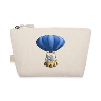 Balloon Cartoon - Hot Air Balloon - Organic Pouch - nature - Front