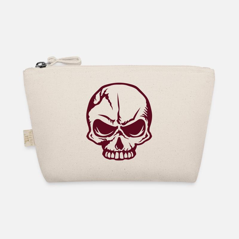 Todeskopf halloween skull crane Bio-Täschchen
