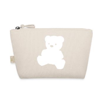 A simple teddy bear - Organic Pouch - nature - Front