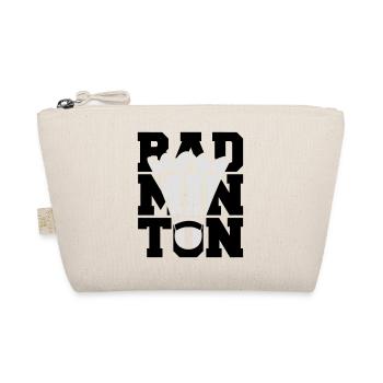 Badminton Logo Design - Trousse biologique - nature - Devant