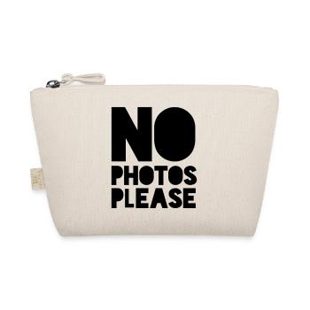 no photos please - Bio-Täschchen - Natur - Vorne