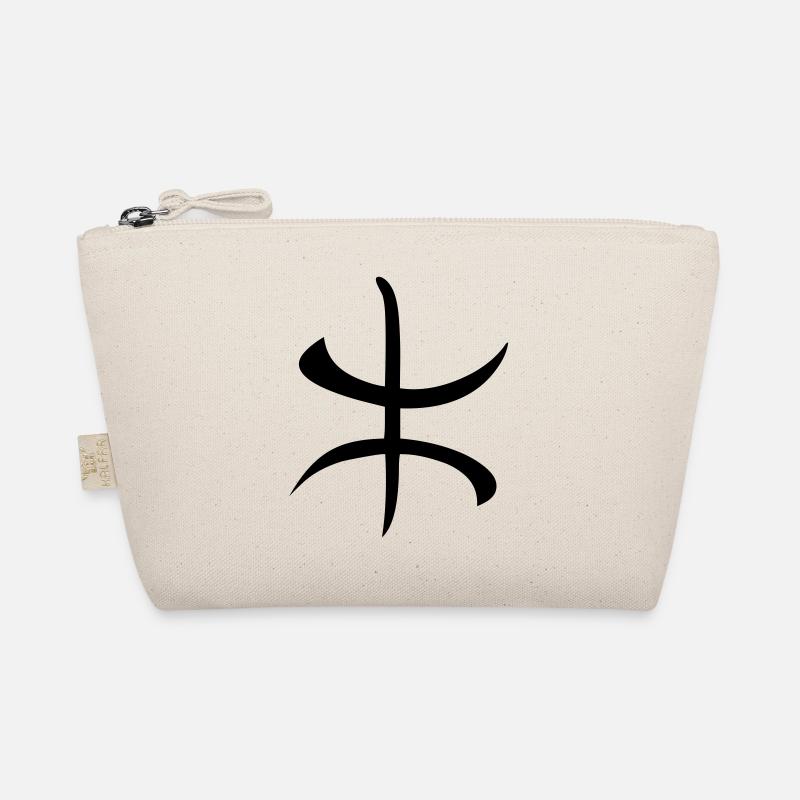 Amazigh Berber Flag Arab Maghreb Symbol - Organic Pouch - nature