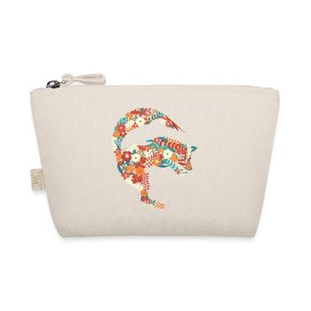 Jumping Flower Fox Flowers Jumping Fox Gift - Organic Pouch - nature - Front