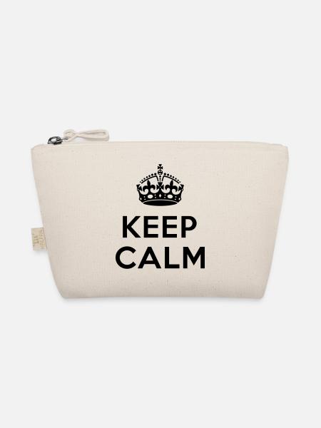Keep calm Your Text - Trousse biologique - nature