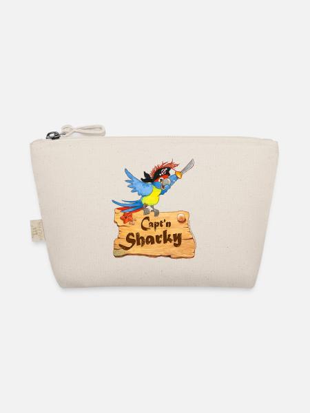 Käpt'n Sharky Der Papagei Coco - Bio-Täschchen - Natur