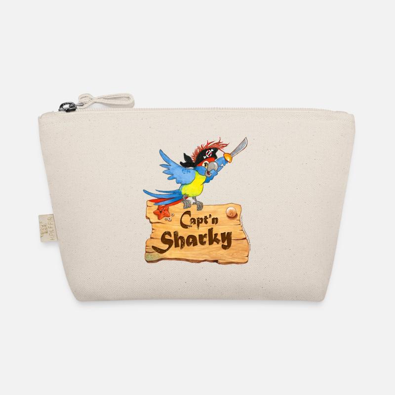 Käpt'n Sharky Der Papagei Coco - Bio-Täschchen - Natur