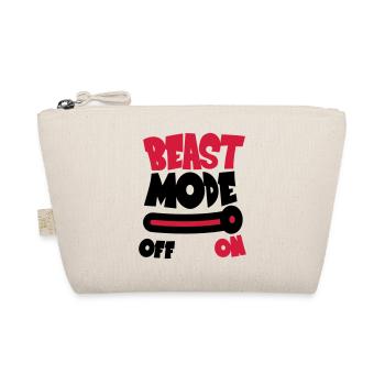 Beast Mode On - Organic Pouch - nature - Front