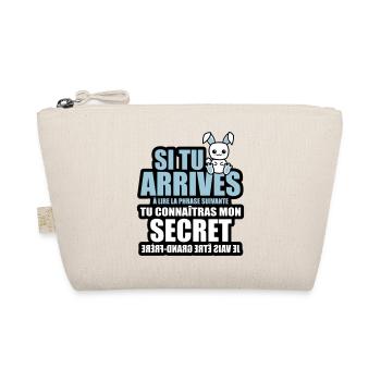 tu connaîtras mon secret je vais être grand-frère - Trousse biologique - nature - Devant