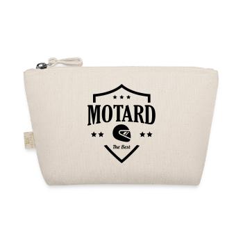 Motard / Moto / Biker / Moto-cross / Motarde - Organic Pouch - nature - Front