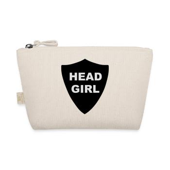 Head Girl Badge - Organic Pouch - nature - Front