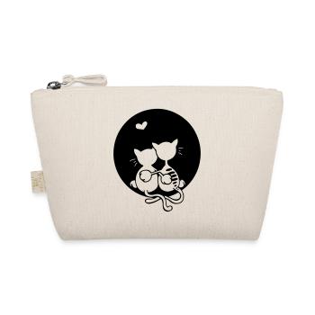 Love cats - Organic Pouch - nature - Front