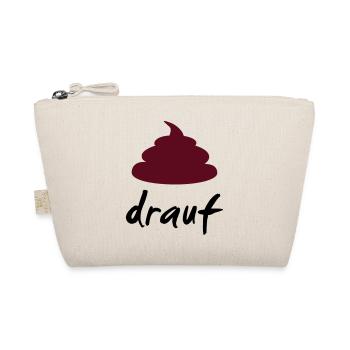scheiss drauf - Bio-Täschchen - Natur - Vorne