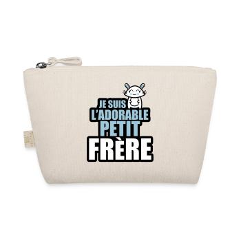 je suis l'adorable petit frère - Trousse biologique - nature - Devant