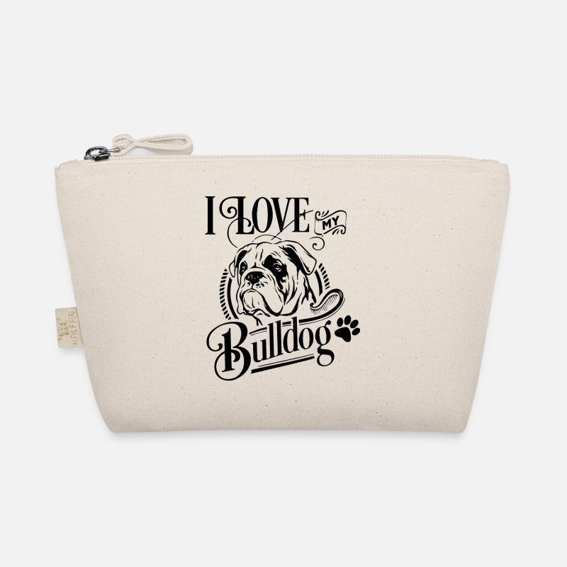 Bulldog - Bio-Täschchen - Natur