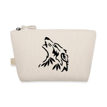 wolf - Organic Pouch - nature - Front