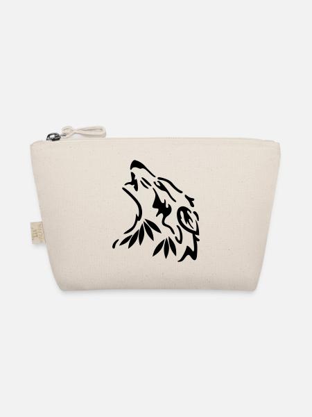 wolf - Organic Pouch - nature