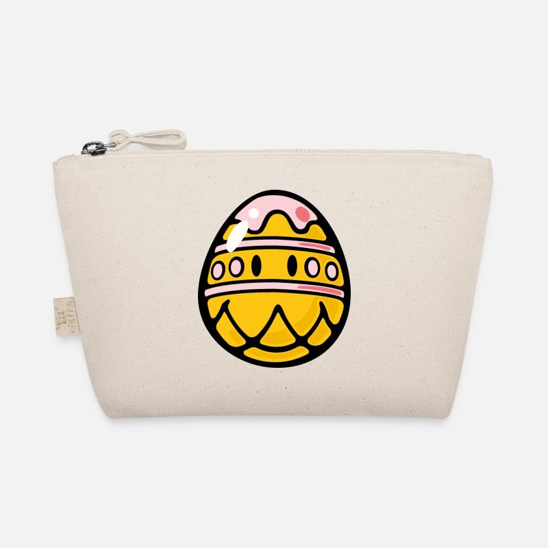 Smiley Easter Egg Bio-Täschchen