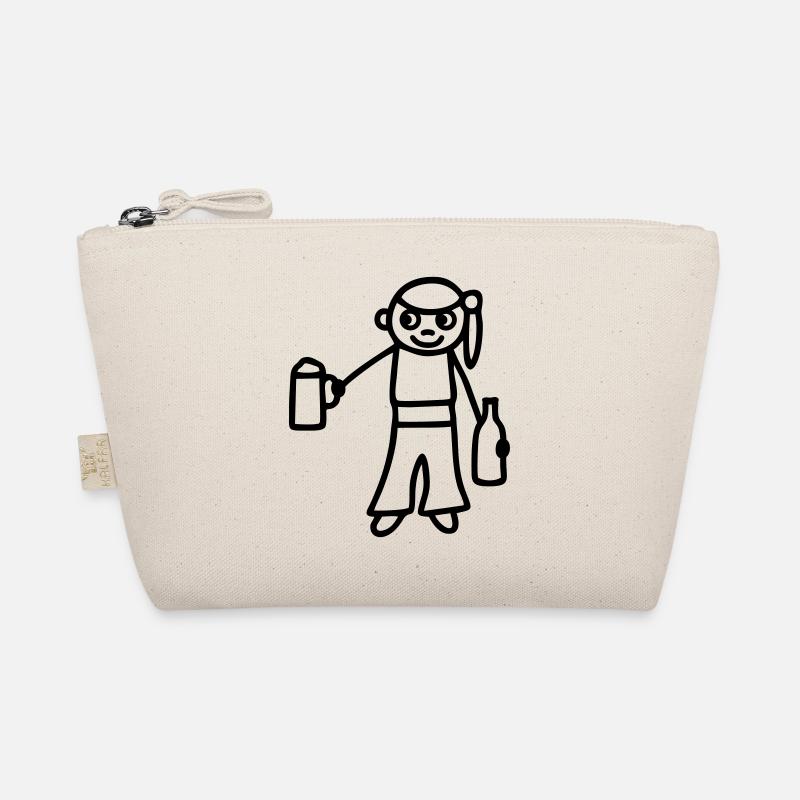 Strichmännchen Bier Bio-Täschchen